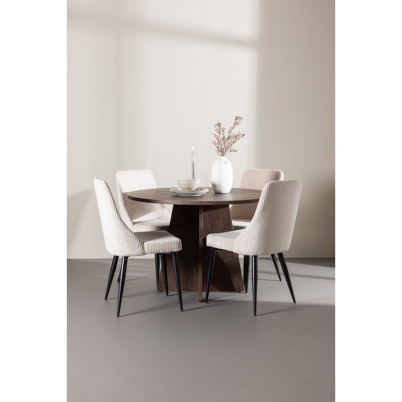Alonso 4 - Person Dining Set