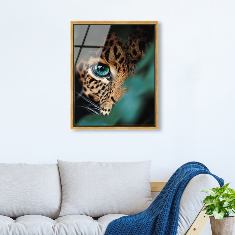 Jungle Watcher I Print by Oliver Gal, 17"H x 21"W, Gold Floater Frame
