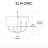 Arvell 6 - Light Dimmable Drum Chandelier-2103770262-2103770260