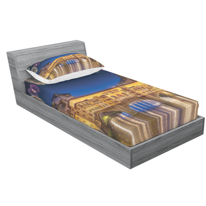 Microfiber Sheet Set, Twin XL Sheet Set with Fitted Sheet
