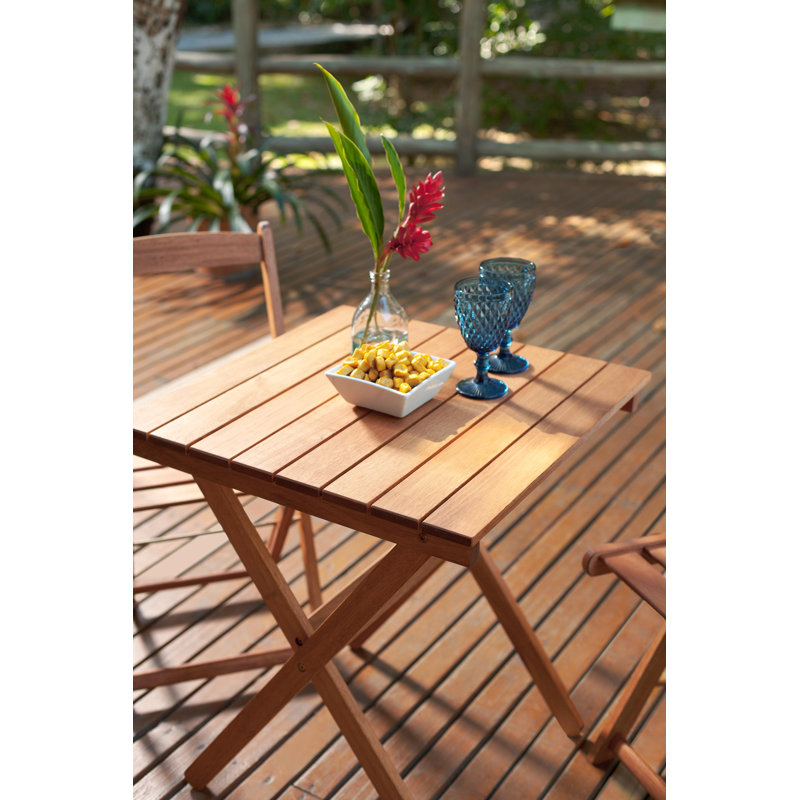 Ensemble pliable Naipe - 1 table pliante Vick de 23,5 po + 2 chaises pliantes Venice