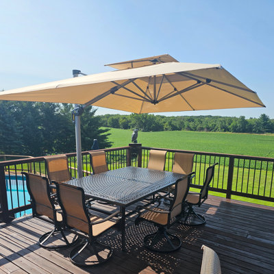 304cm X 396cm Rectangular Cantilever Parasol