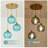 3-Light Modern Pendant Light with Globe Glass Shade for Dining Room-1861199159