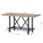 Bochini 62.99" L x 31.49" W Dining Table, Rectangular Counter Height Kitchen Table with Metal Footrest for Kitchen & Home Bar-368065204