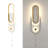 White LED Wall Sconce with Pull Chain Switch