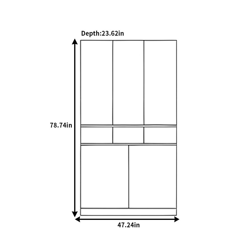 Aadhya, H 78,74 po x l 47,24 po x P 23,62 po