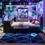 Wooden Daybed With Trundle, Desk, LED Light And USB-339516816-339516823