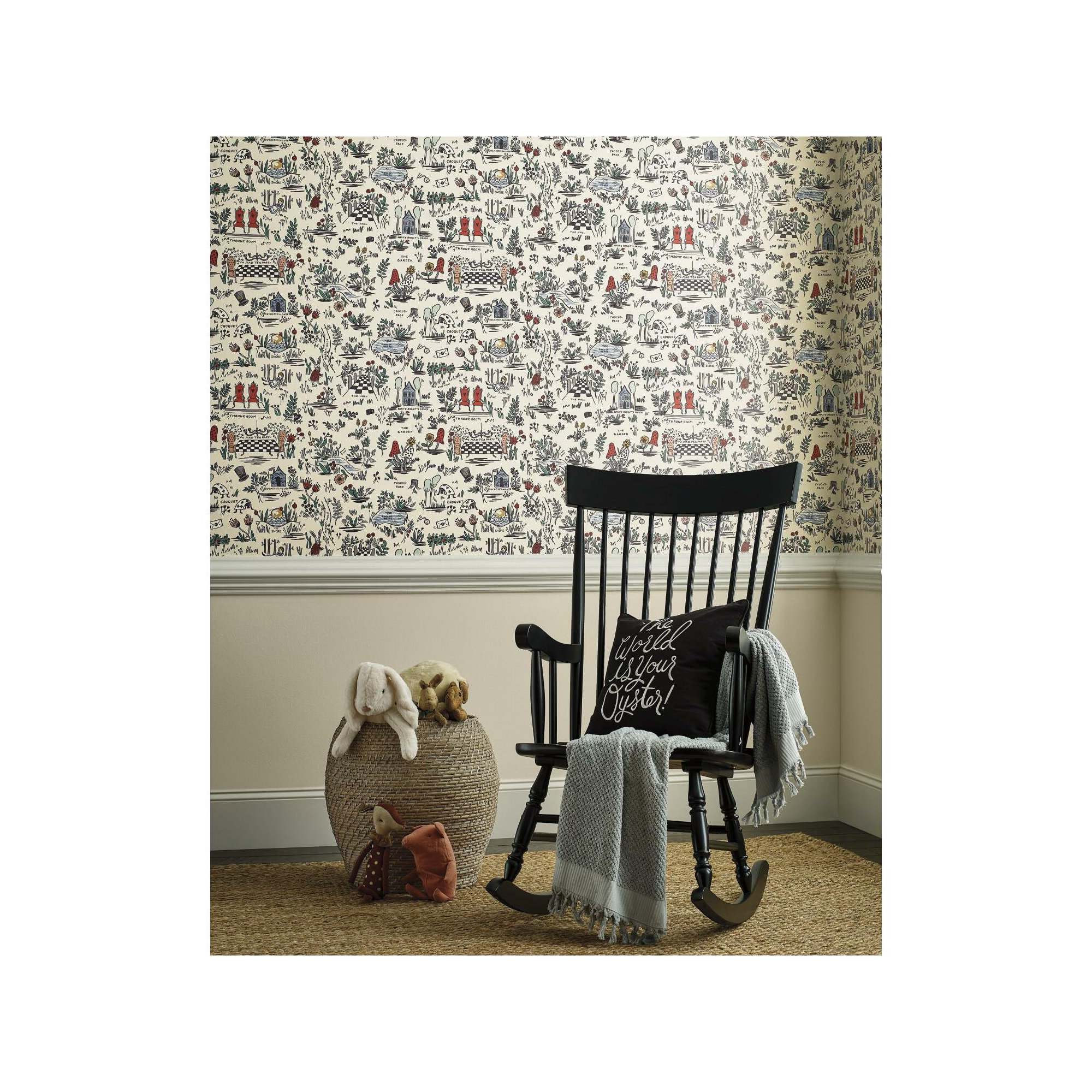 Rifle Paper Co. Wonderland 20' L x 27" W Peel and Stick Wallpaper Roll