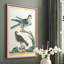 «Pastel Birds III», reproduction encadrée - bois massif-1390408910-1390408911