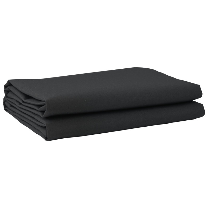 House Of Hampton Retractable Patio Awning, Black, 1000 cm W x 160 cm D