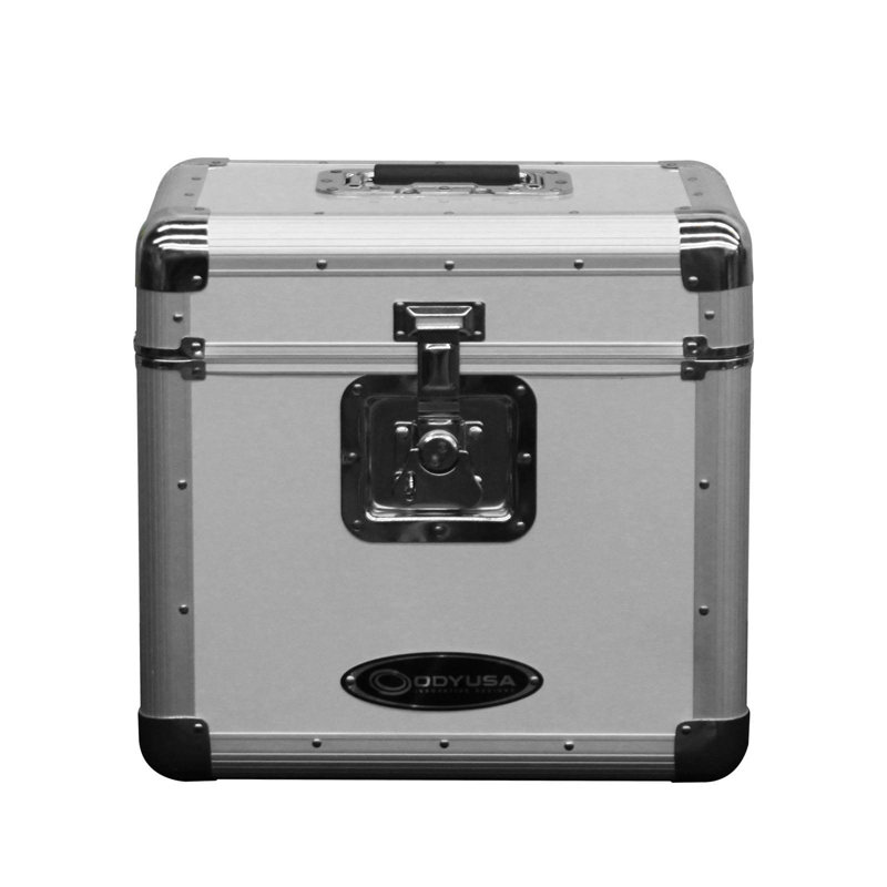Odyssey LP Vinyl Records Stacking Utility Krom Transport Case (4 Pack)