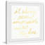 "Impossible until it’s done", reproduction d’art textuel encadrée-510279532