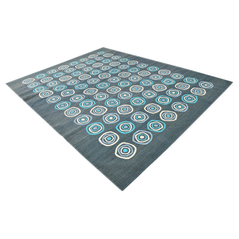 Tapis bleu 8 x 10 Pinkerton