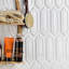 Nabi Picket 3X9 Glossy Crackled Glass Mosaic Tile -Final Sale-289870976