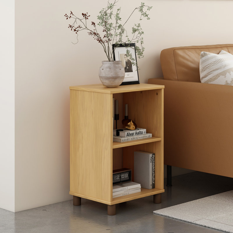 Table de chevet moderne avec rangement ouvert