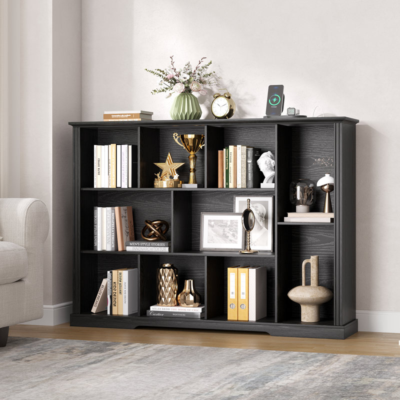 140cm H x 101.6cm W Bookcase, Black