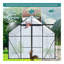 Base surélevée en polycarbonate à double porte 8X8 pi