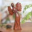 Novica Handmade Angel Of Warmth Wood Sculpture