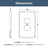 Franklin Brass Soft Arch 1-Gang Oversized Duplex/Outlet Cover Wall Plate-100753341