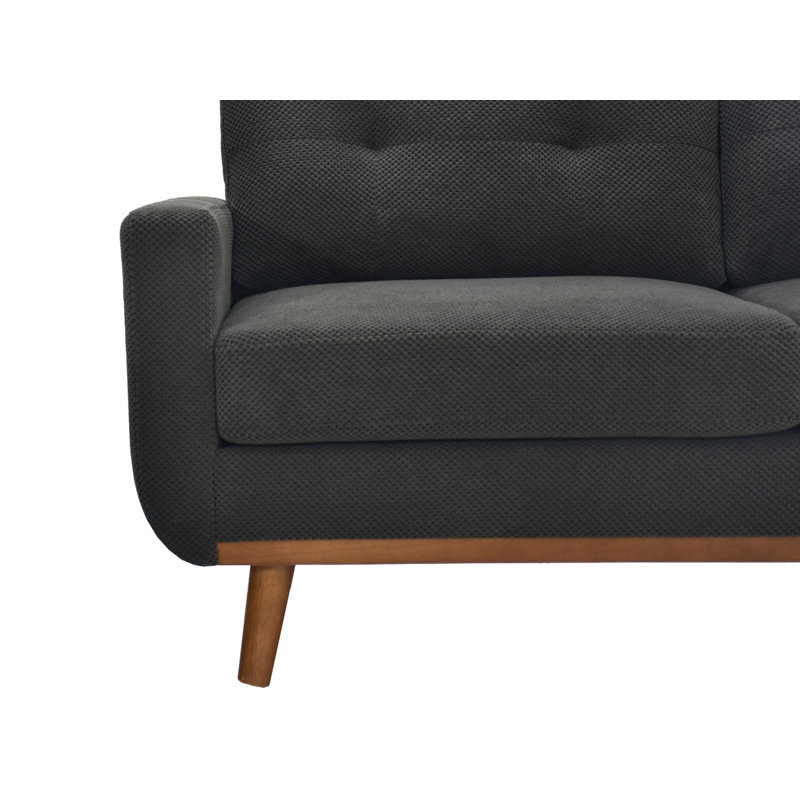 Causeuse standard rembourrée, Dark Gray