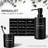 Matte Black Bathroom Accessories Set, 5 Pcs Bathroom Accessories Set, Glass Soap Dispenser And Toothbrush Holder Set, Cotton Swab Holder And Cotton Ball Holder, Modern Bathroom Decor Sets