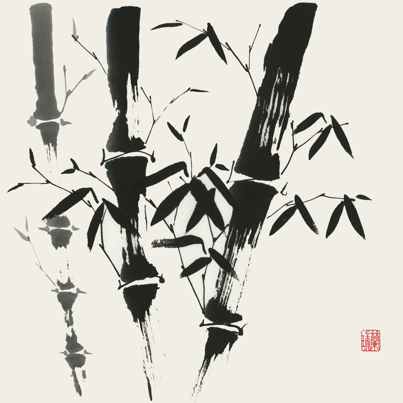 Bamboo Collection VI by Nan Rae - Wrapped Canvas Print, 30.48cm H x 30.48cm W