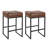 Missick 24.6'' Short Counter Stool Bar Stools Bar Chairs Counter Height Stools Saddle Stools with Curved Surface Kitchen Stools-1680199964