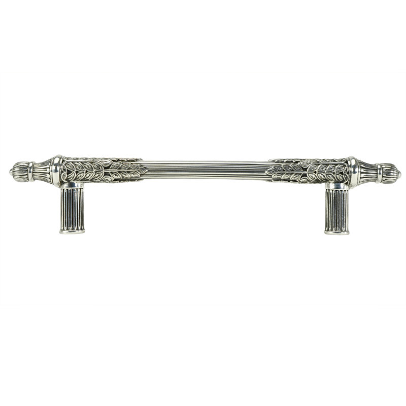 HAMPTON PULL 5” C TO C; FLORENTINE , Silver