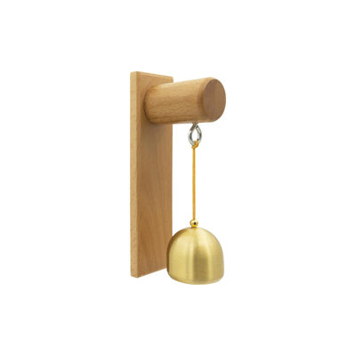 Sonnette de magasinier pour ouverture de porte, carillon de porte en bois pour entrée professionnelle et sonnette pour chien