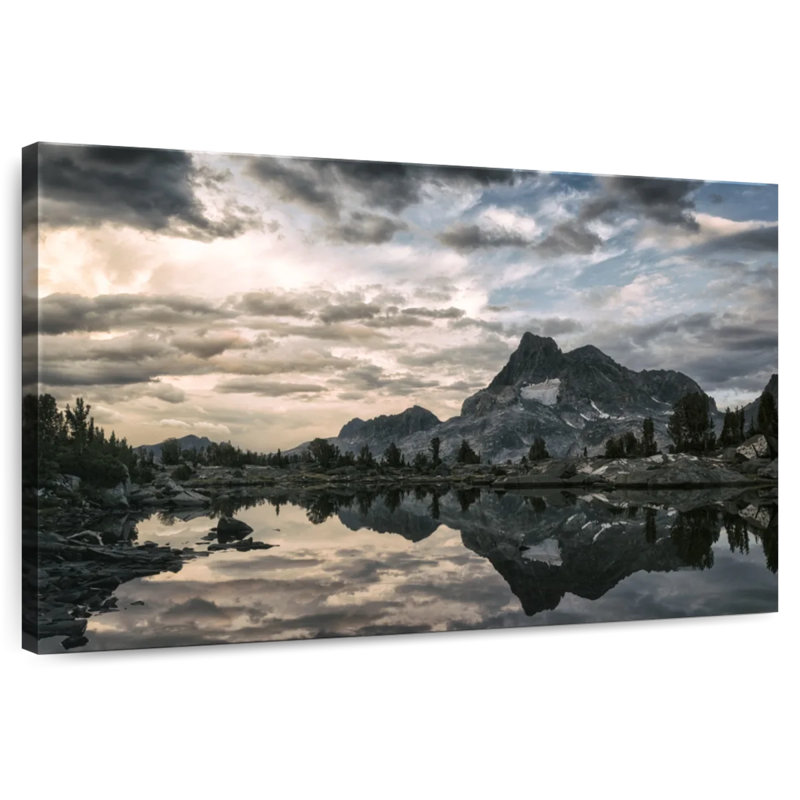 Alvord Sierra Nevada At Sunset, 34" H x 51" W