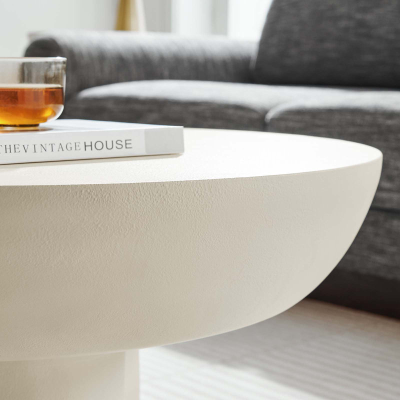 Table basse Modway Caspian, Blanc
