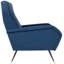Fauteuil 27,5 po en velours capitonné-23514799