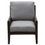 Chaise de patio en teck Hueitt avec coussins Sunbrella et repose-pieds