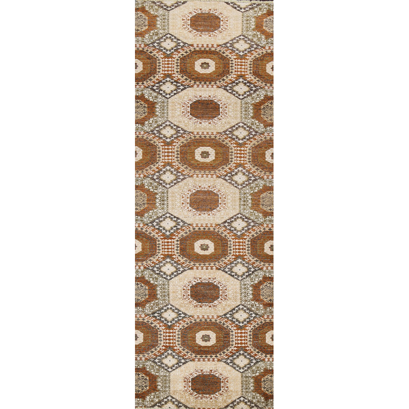 Tapis de couloir oriental Khotan