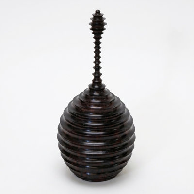 Ebony Wood Collection Wood Jar