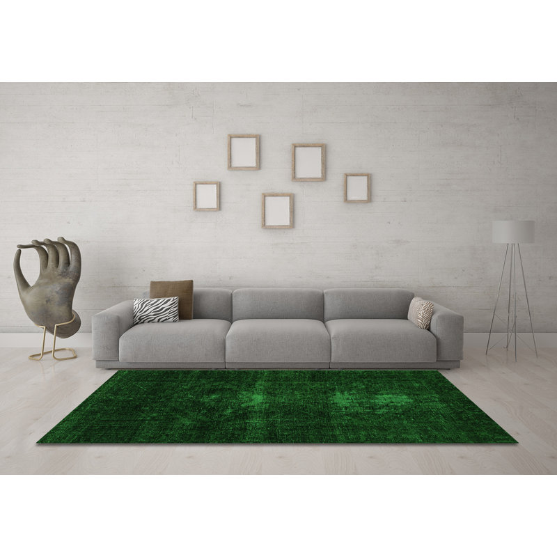 Tapis verts Abstract 2515, Carré 8 pi