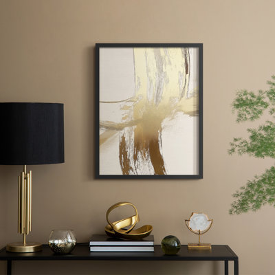 "Abstract", abstrait encadré, prêt à accrocher