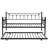 Daybed With Trundle In Black - Modern Design For Space Enhancement, Metal Frame Durability, Quiet And Peaceful Resting Place, Easy Assembly Kit, No Box Spring Needed, Holds 250/350 Lbs Efficiency,