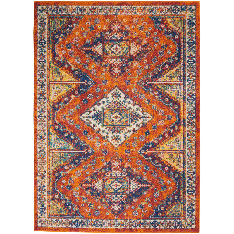 Rectangle Haycraft 9' X 12' Area Rug, Rectangle 5'3" x 7'3"