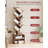 6 Tier Tree Storage Bookcase with Shelves-1952099230