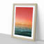 Moon Above the Ocean - Picture Frame Graphic Art Print-55732275-55732276