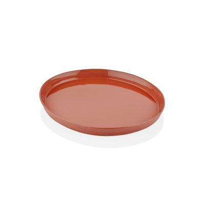 Élégante assiette de service en terre cuite de 9,1 po x 10,6 po x 0,8 po | 100% porcelaine, durable et résistant aux éclats | Parfait pour recevoir, manger et décorer la maison | Ajout élégant à votre collection de vaisselle