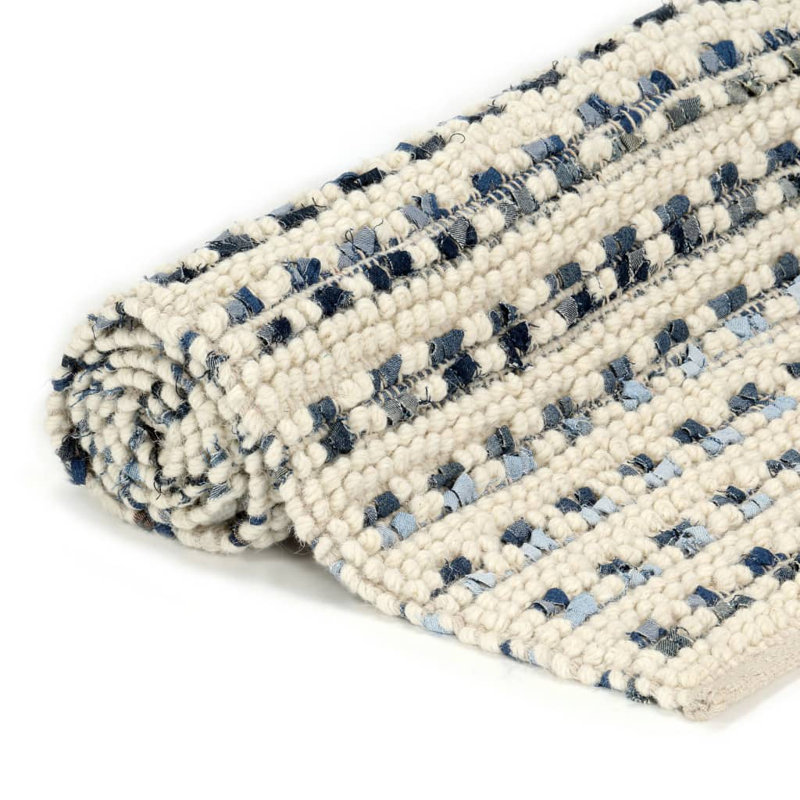 Fullmer Plaid Hand Woven Area Rug, Rectangle 140 x 200cm