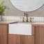 Luxury 19.88" x 17.88" Fireclay Modern Farmhouse Bathroom Sink, Reversible