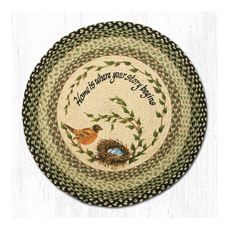  RP-121 Robins Nest Round Patch 27"x27"