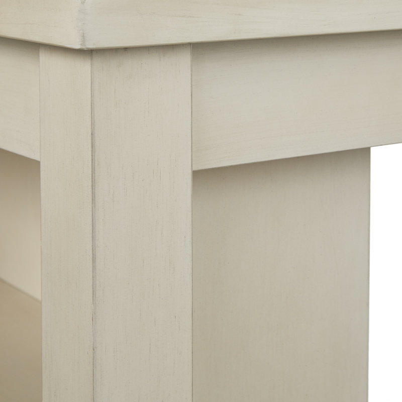 Table de salle à manger Happel, Blanc