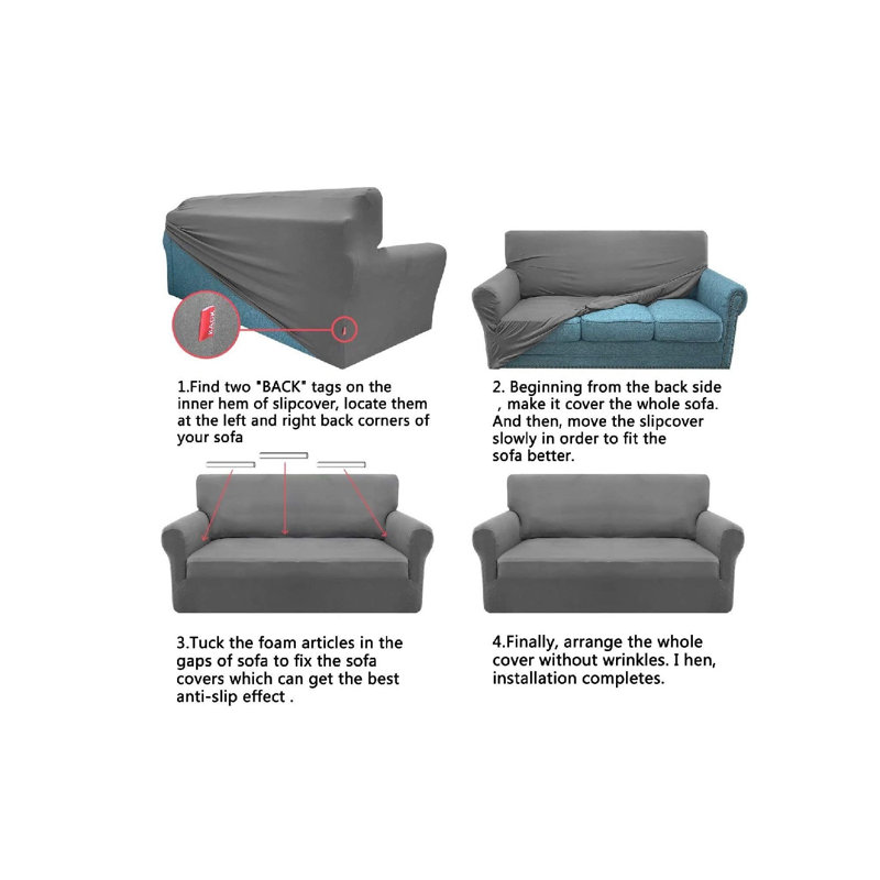 Box Cushion Sofa Slipcover