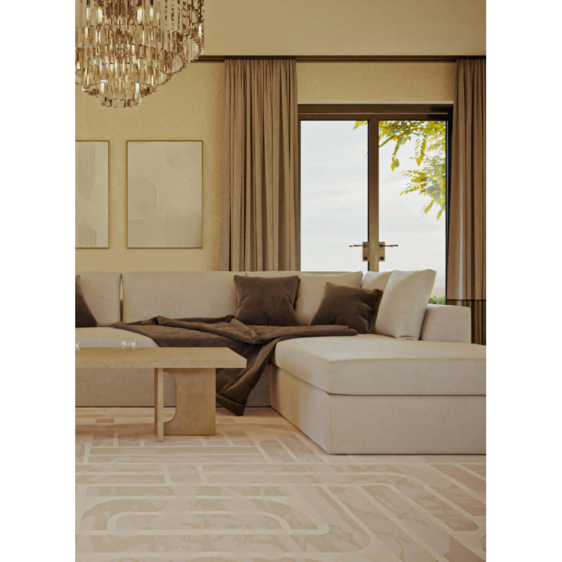 Savin Washable Abstract Indoor Rug, Rectangle 2' x 3'
