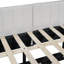 Lit de jour en tissu d'ameublement (beige)-936899282