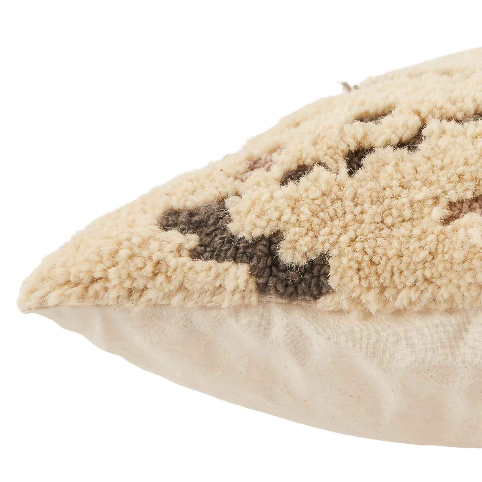 Soul Trek Embroidered Wool Throw Pillow, Polyester/Polyfi